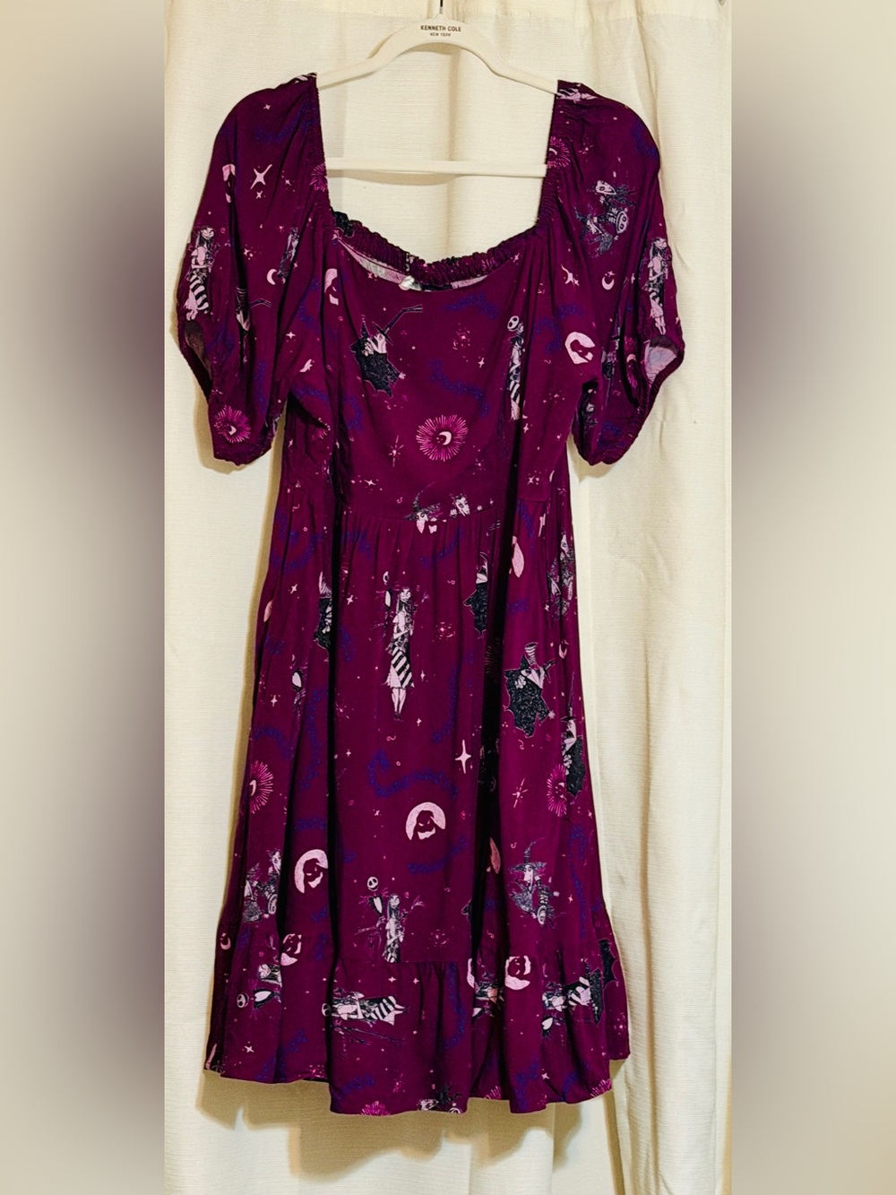 Her Universe Size 1X Deep Purple Nightmare Before Christmas Mini Dress